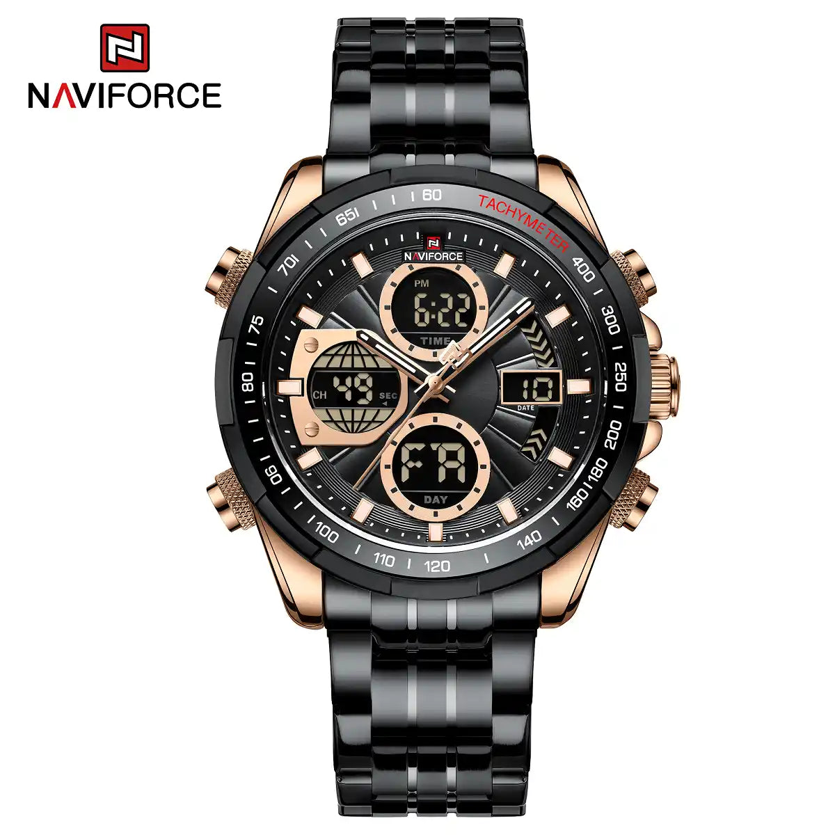Reloj Naviforce 9197S Hombre Correa de Acero