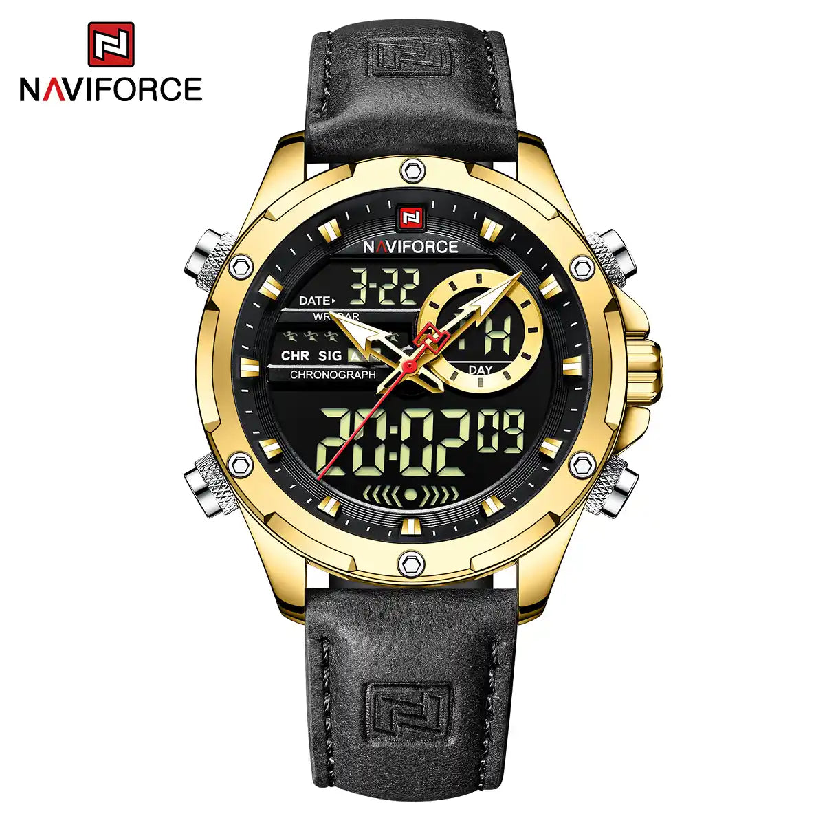 Reloj Naviforce 9208 Hombre Correa de Cuero