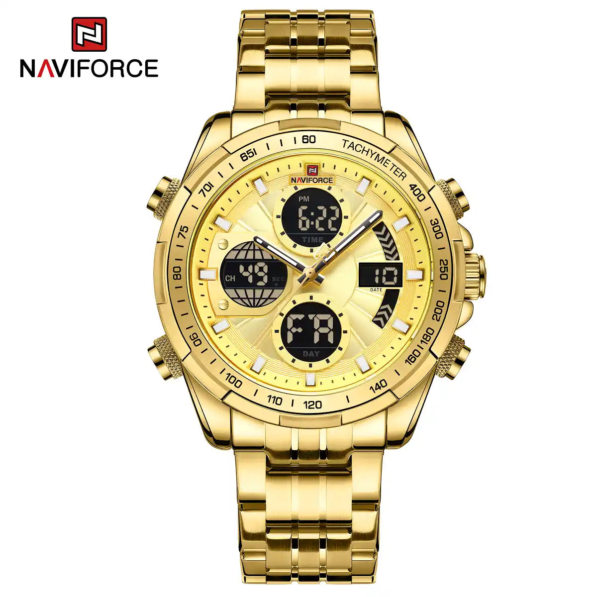 Reloj Naviforce 9197S Hombre Correa de Acero
