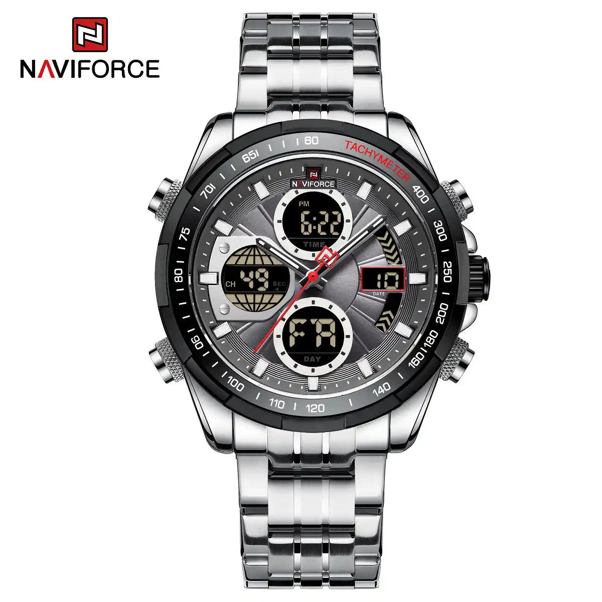 Reloj Naviforce 9197S Hombre Correa de Acero