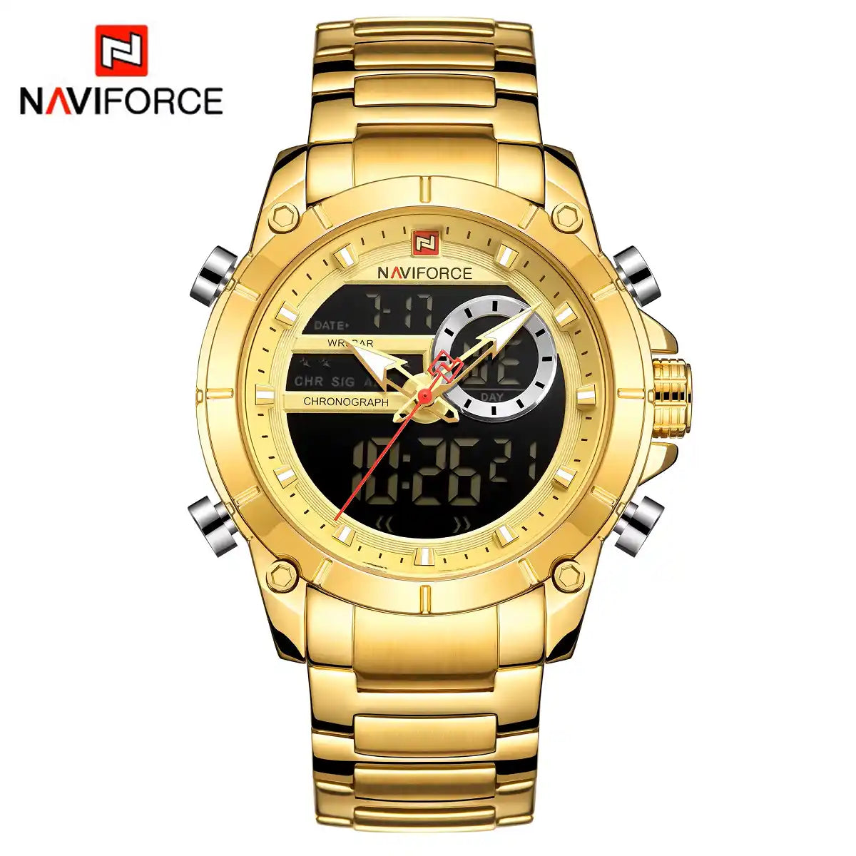 Reloj Naviforce 9163 Hombre Correa de Acero