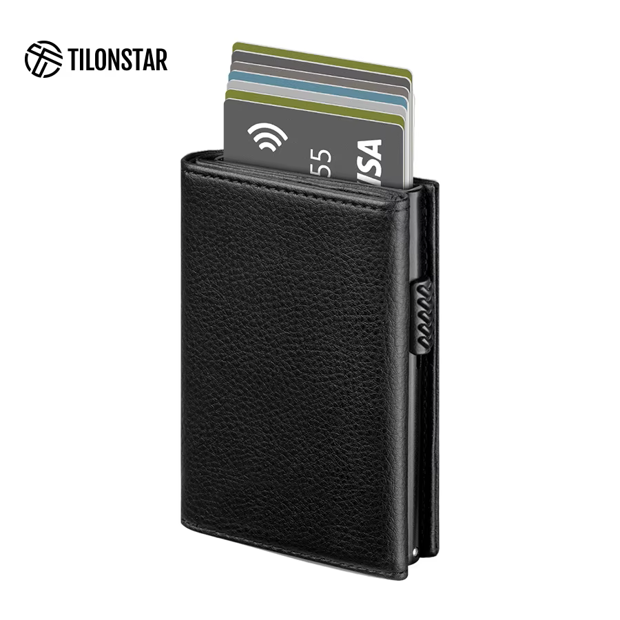 Billetera Tilonstar Hombre Protección RFID Cierre Magnetico