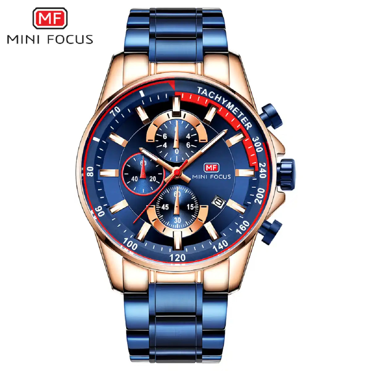 Reloj Mini Focus 0218G Hombre Correa de Acero
