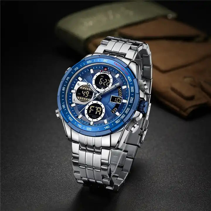Reloj Naviforce 9197S Hombre Correa de Acero