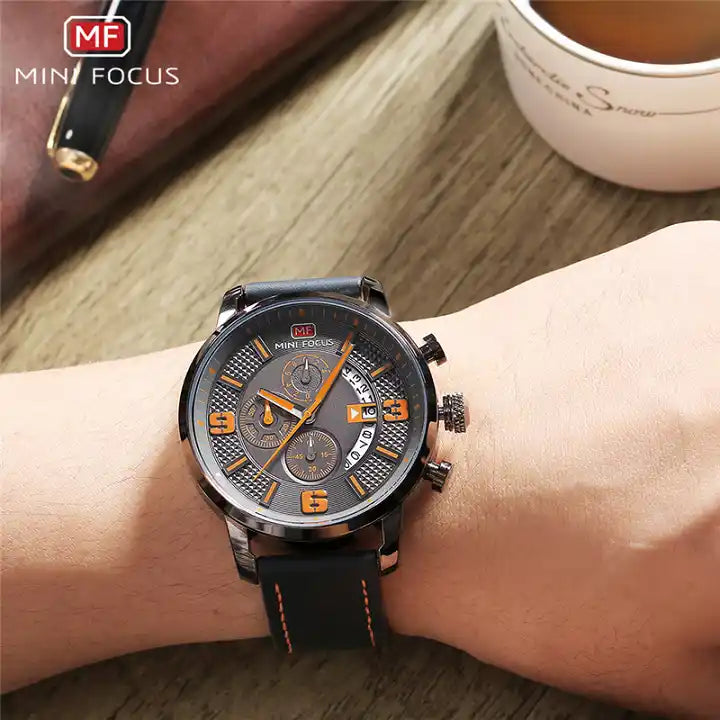Reloj Mini Focus 0025G Hombre Correa de Cuero