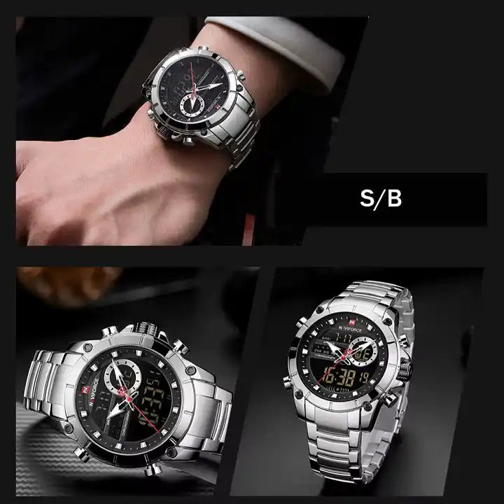 Reloj Naviforce 9163 Hombre Correa de Acero
