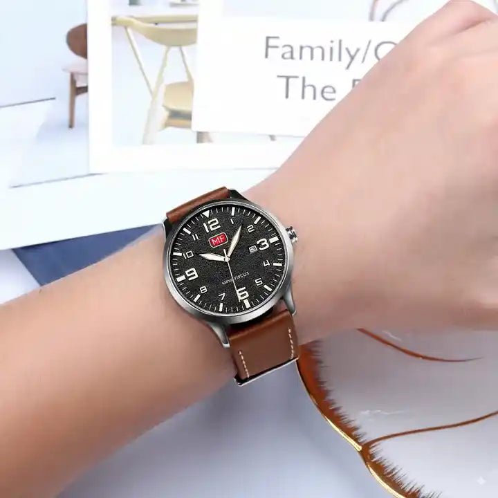 Reloj Mini Focus 0158G Hombre Correa de Cuero