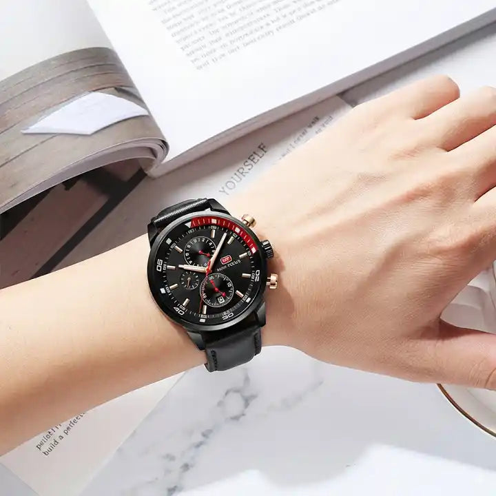 Reloj Mini Focus 0017G Hombre Correa de Cuero