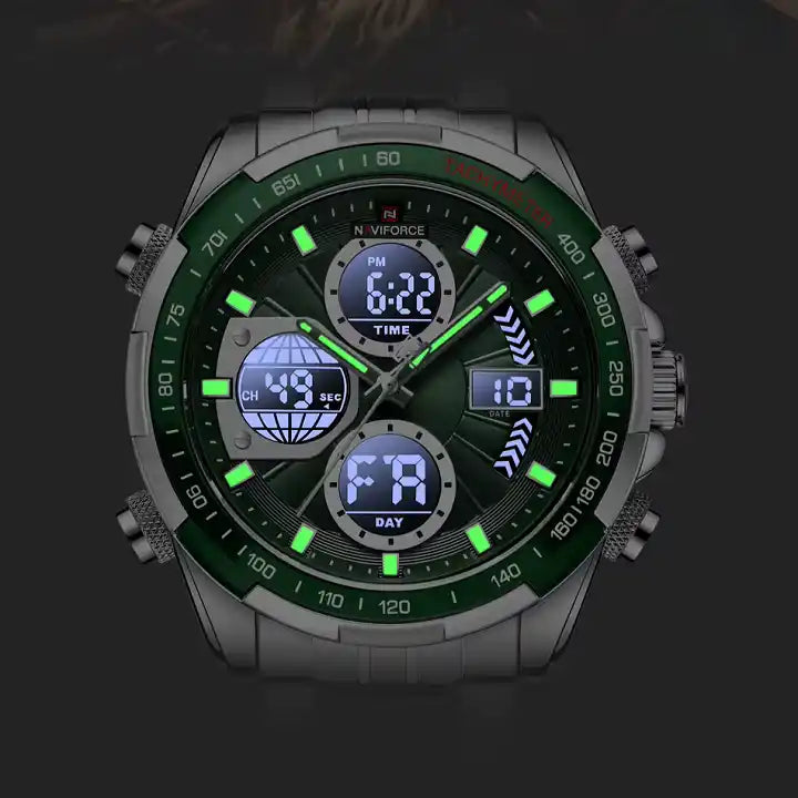 Reloj Naviforce 9197S Hombre Correa de Acero