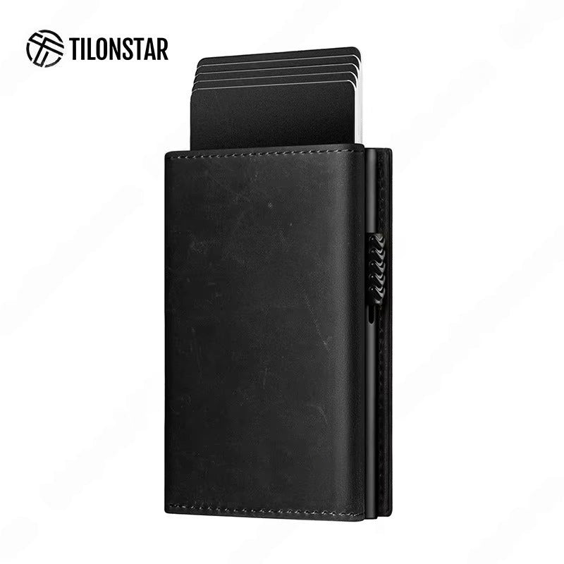 Billetera Tilonstar Hombre Protección RFID Cierre Magnetico