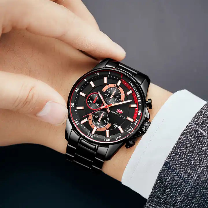 Reloj Mini Focus 0218G Hombre Correa de Acero