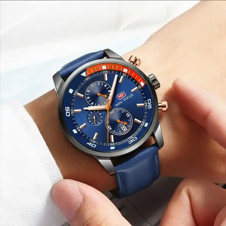Reloj Mini Focus 0017G Hombre Correa de Cuero
