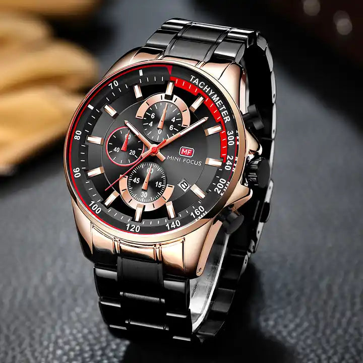 Reloj Mini Focus 0218G Hombre Correa de Acero