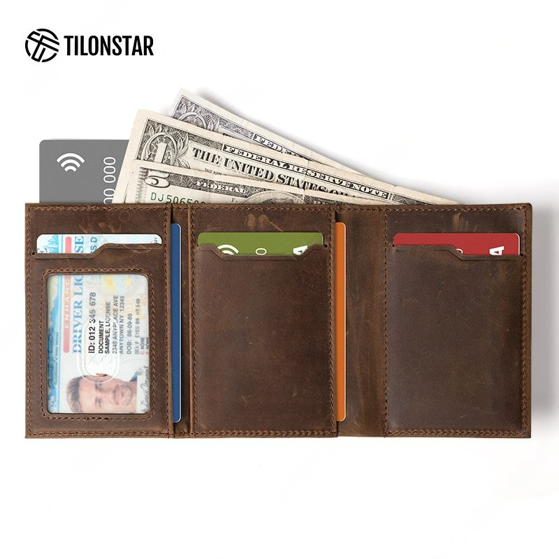 Billetera Tilonstar Hombre Protección RFID Cierre Magnetico