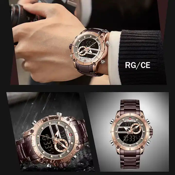 Reloj Naviforce 9163 Hombre Correa de Acero