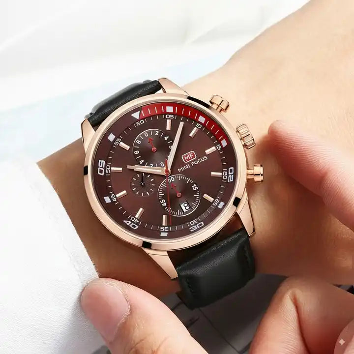Reloj Mini Focus 0017G Hombre Correa de Cuero