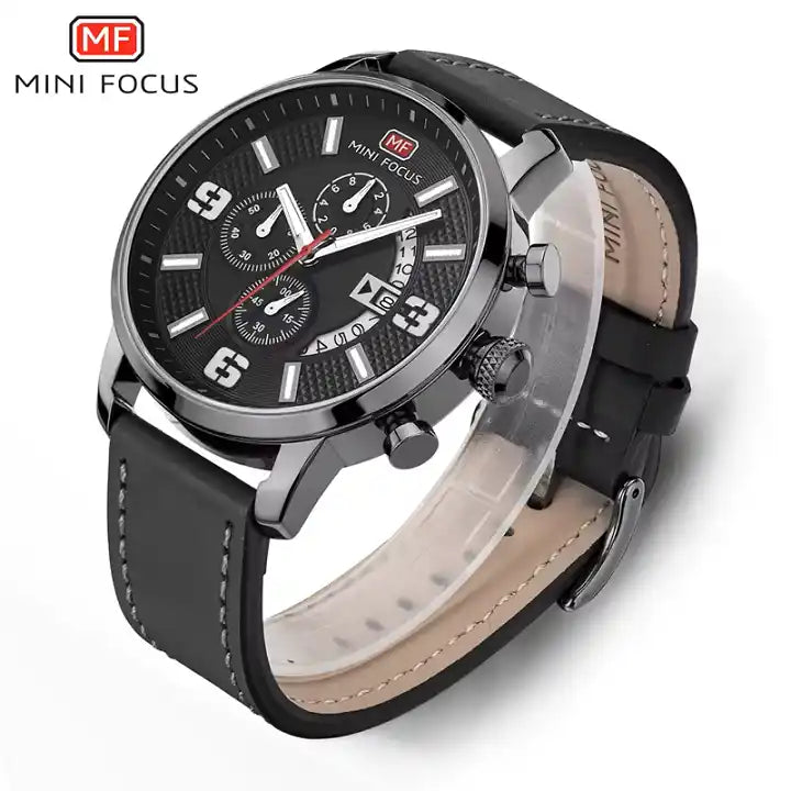 Reloj Mini Focus 0025G Hombre Correa de Cuero