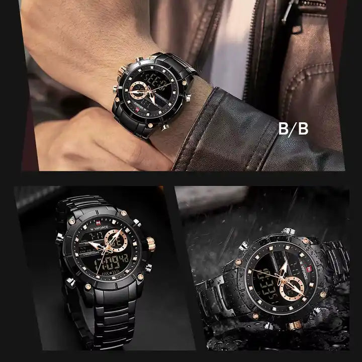 Reloj Naviforce 9163 Hombre Correa de Acero