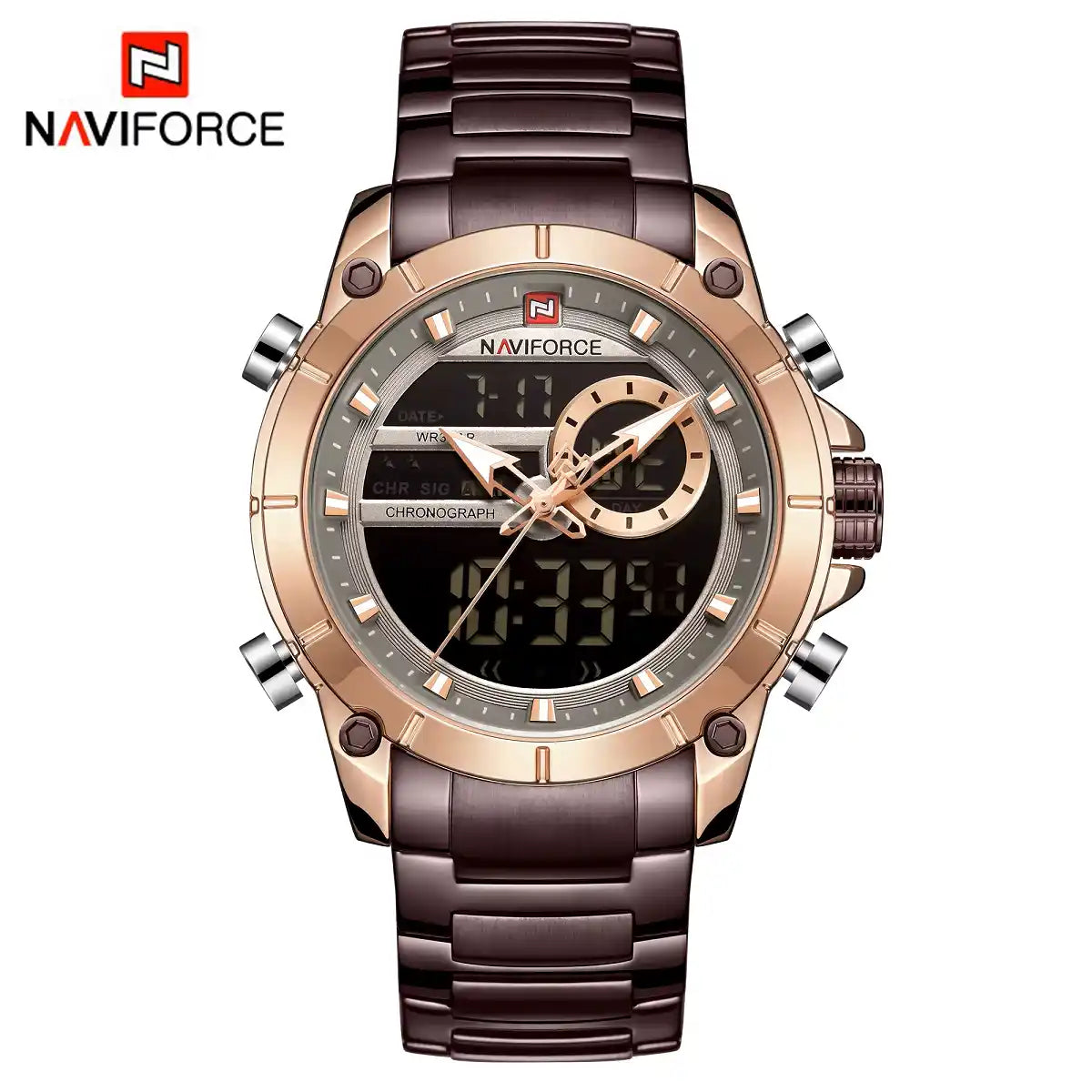 Reloj Naviforce 9163 Hombre Correa de Acero