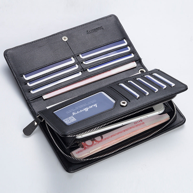 Billetera Baellerry Larga Hombre Tarjetero Monedero