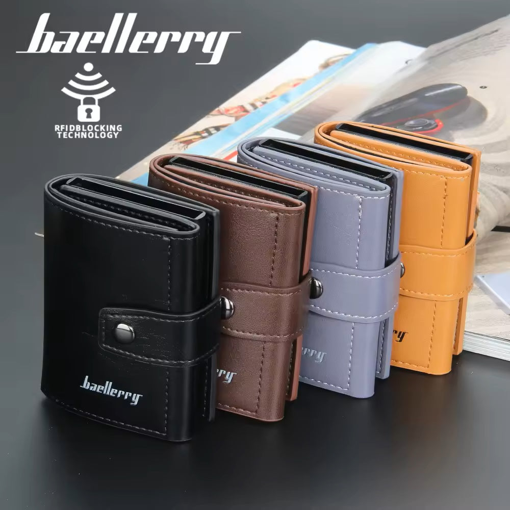 Billetera Baellerry Hombre RFID Tarjetero Billetes