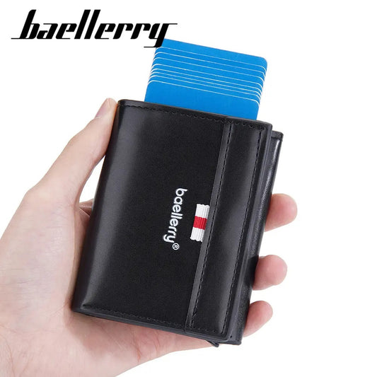 Billetera Baellerry Hombre RFID Tarjetero Billetes