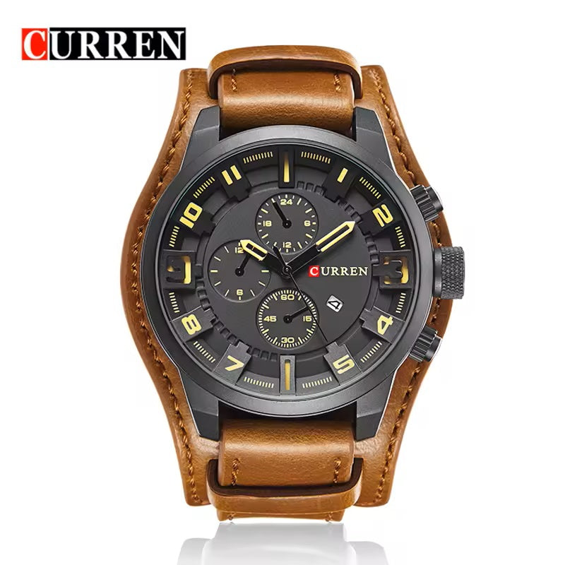 Reloj Curren 8225 Hombre Correa de Cuero