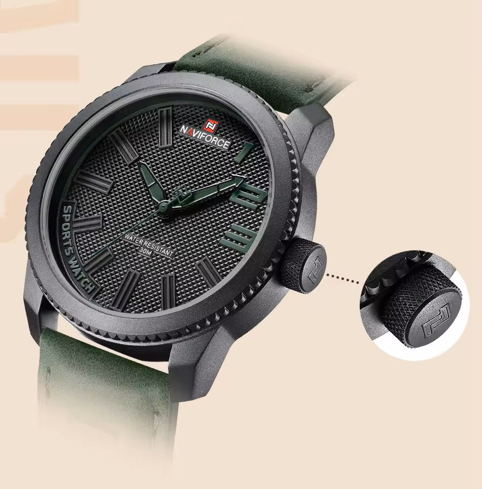 Reloj Naviforce 9202 Hombre Correa de Cuero