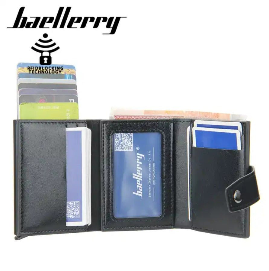 Billetera Baellerry Hombre RFID Tarjetero Billetes