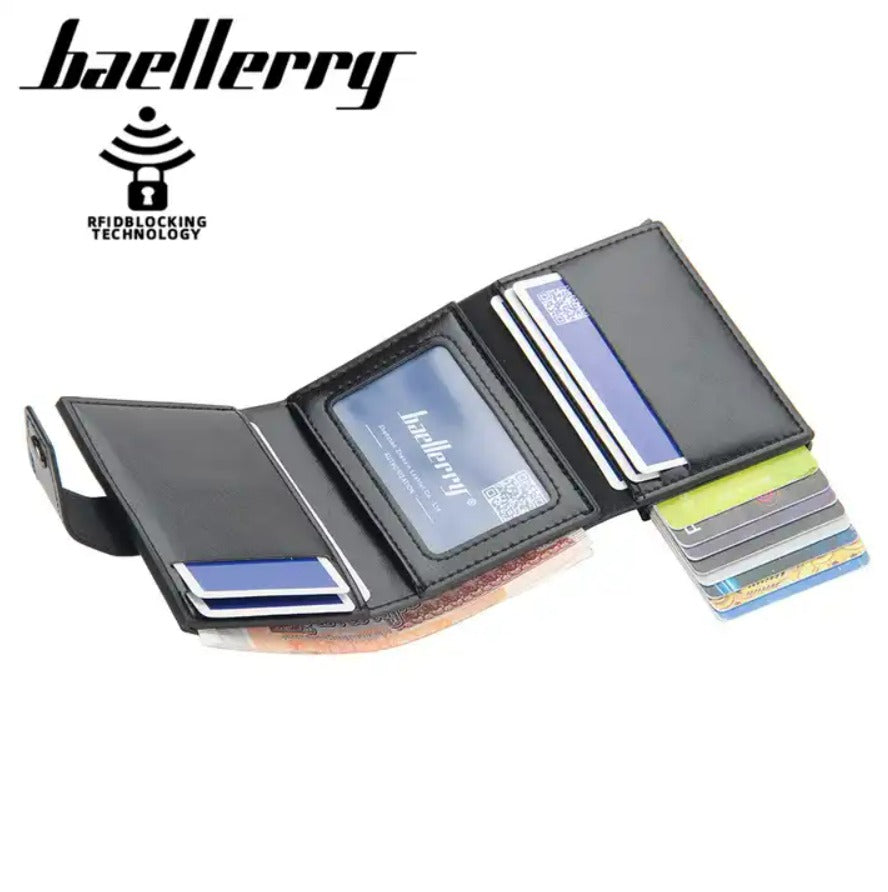 Billetera Baellerry Hombre RFID Tarjetero Billetes